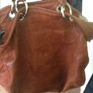 Giudit  soft leather Vintage Bag.